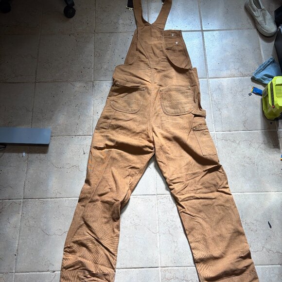 Men's Bib Overall - Relaxed Fit - Duck 30x32 - Picture 5 of 6